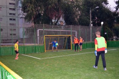 Teren renovat pentru mediciniști